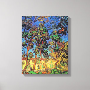 Van Gogh - Träd i S:t Paul-sjukhusets trädgård Canvastryck