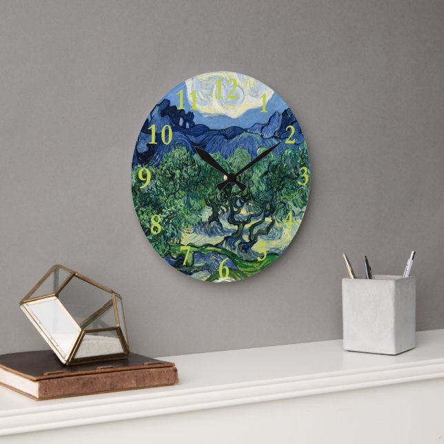 Van Gogh-Trädens landskapsmålning Stor Klocka (Kontor)