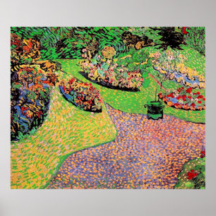 Van Gogh - Trädgård i Auvers, Poster