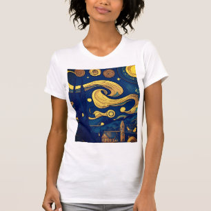 Van Gogh Tshirt, AI-Generated Starry Night T Shirt