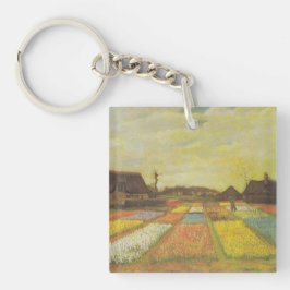 Van Gogh Tulip Fält Acrylic Keychain Gift