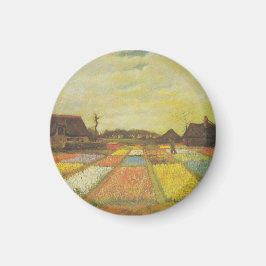 Van Gogh Tulip Fält Fridge Magnet Gift
