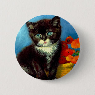 Van Gogh Tuxedo Cat Knapp