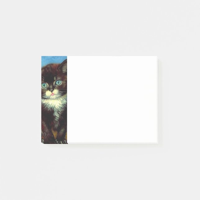 Van Gogh Tuxedo Cat Post-it Block (Framsida)
