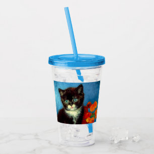 Van Gogh Tuxedo Cat Take Away Mugg