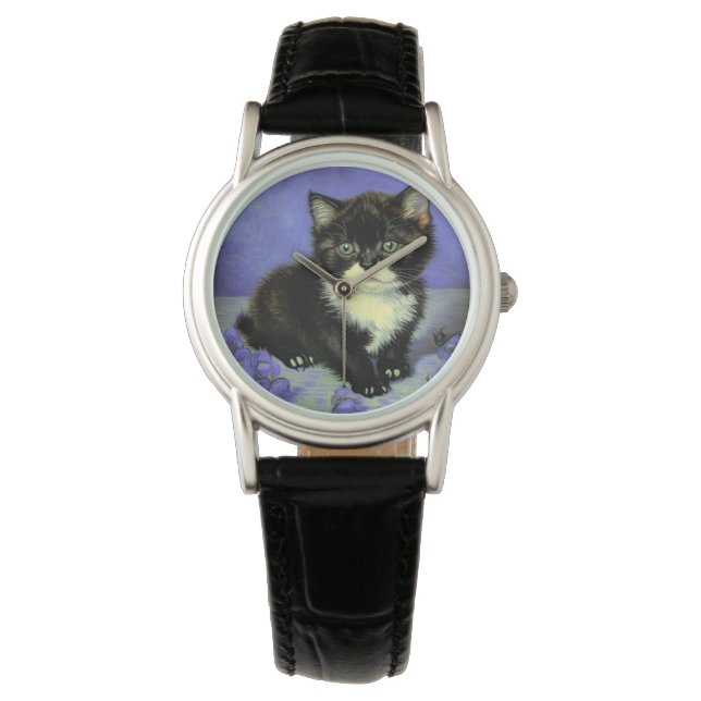 Van Gogh Tuxedo Kitten Armbandsur (Framsida)