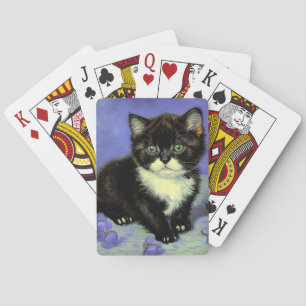 Van Gogh Tuxedo Kitten Casinokort