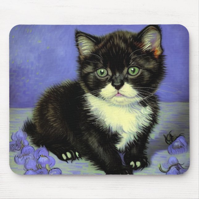 Van Gogh Tuxedo Kitten Musmatta (Framsidan)