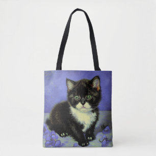 Van Gogh Tuxedo Kitten Tygkasse