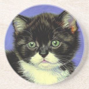 Van Gogh Tuxedo Kitten Underlägg