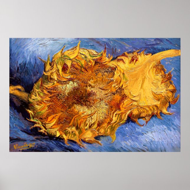 Van Gogh: Två snittblommor Poster (Framsidan)