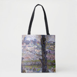 Van Gogh utsikt Arles blommande trädgård Tygkasse