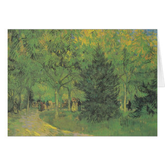 Van Gogh: Väg i Arlparken Hälsningskort
