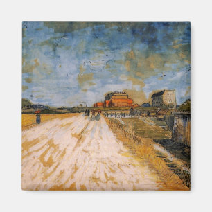 Van Gogh Vägen löper bredvid Parisfästningen Magnet
