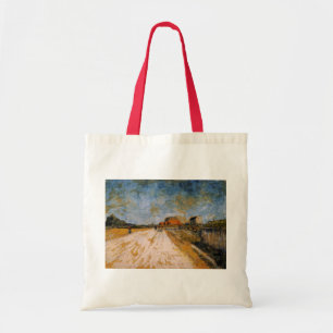 Van Gogh Vägen Löper Längs Paris Fästningsvallar Tygkasse