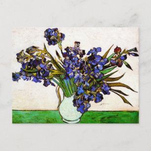 Van Gogh Vas från Irises Postcard Vykort