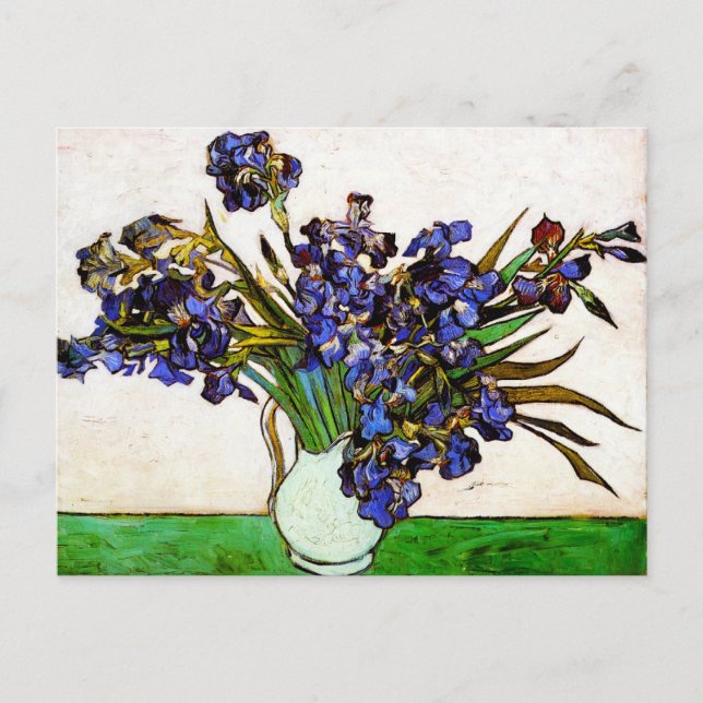 Van Gogh Vas från Irises Postcard Vykort (Framsida)