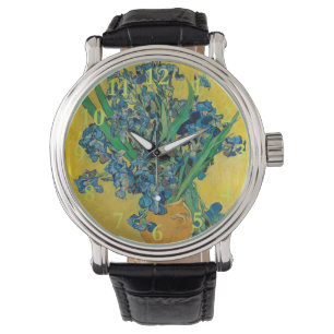 Van Gogh Vas med Iris Klassisk Impressionism Armbandsur
