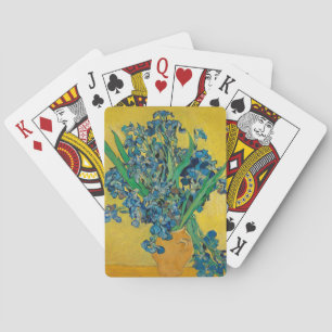 Van Gogh Vas med Iris Klassisk Impressionism Casinokort