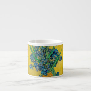 Van Gogh Vas med Iris Klassisk Impressionism Espressomugg