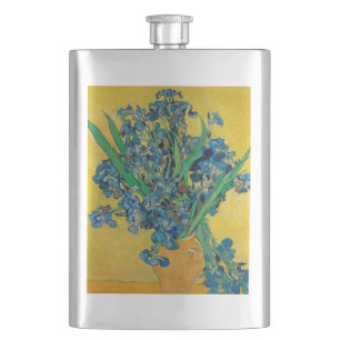 Van Gogh Vas med Iris Klassisk Impressionism Fickplunta