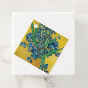 Van Gogh Vas med Iris Klassisk Impressionism Gåvor Etiketter