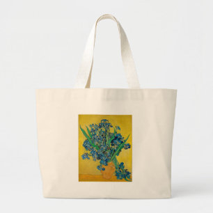 Van Gogh Vas med Iris Klassisk Impressionism Jumbo Tygkasse