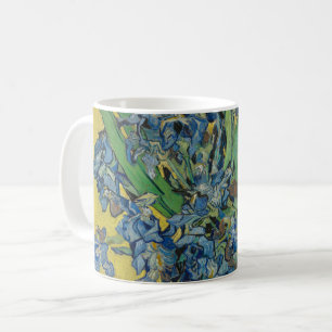 Van Gogh Vas med Iris Klassisk Impressionism Kaffemugg