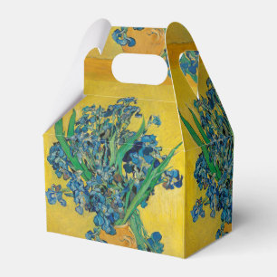 Van Gogh Vas med Iris Klassisk Impressionism Presentaskar