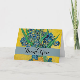 Van Gogh Vas med Iris Klassisk Impressionism Tack Kort