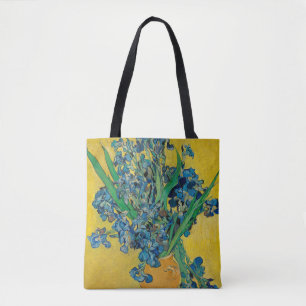 Van Gogh Vas med Iris Klassisk Impressionism Tygkasse
