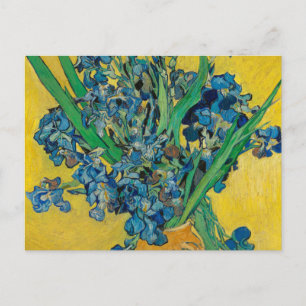 Van Gogh Vas med Iris Klassisk Impressionism Vykort