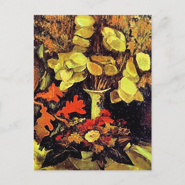 Van Gogh, Vas med Judasblomma, Vykort (Framsida)