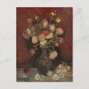 Van Gogh - Vas med kinesiska herrar och gladioli Vykort