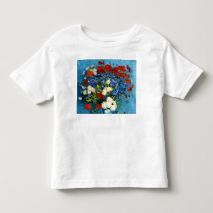 Van Gogh Vas med kornblommor och poppies T Shirt