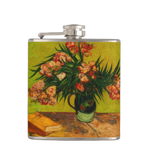 Van Gogh Vas med leanders och Bokar Blommigt Art Fickplunta