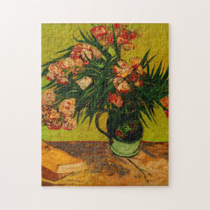 Van Gogh Vas med leanders och Bokar Blommigt Art Pussel