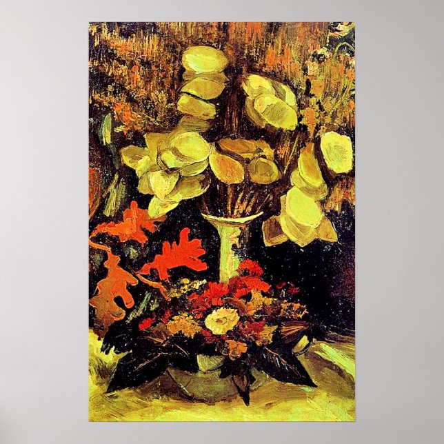Van Gogh, Vas med månadslilja, Poster (Framsidan)