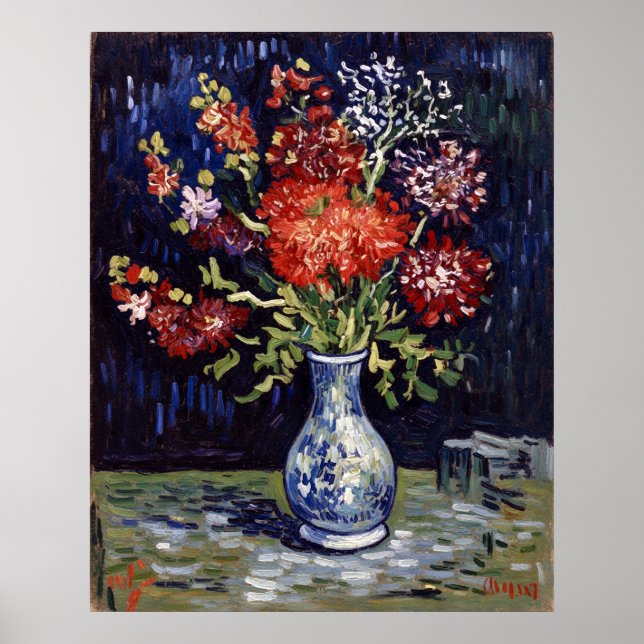 Van Gogh Vase of Flowers Poster (Framsidan)