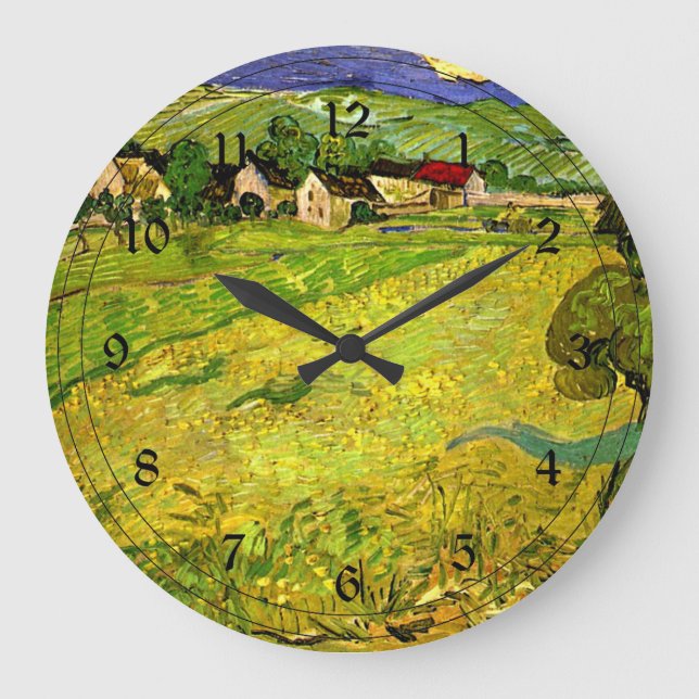 Van Gogh - Vessenots syn nära Auvers Stor Klocka (Framsida)