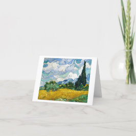 VAN GOGH "VETEFÄLT" TACK KORT