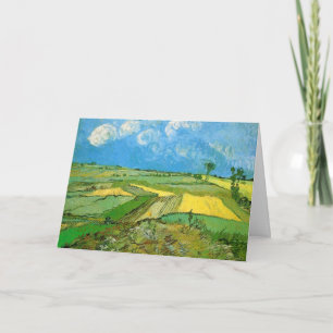 Van Gogh Vetefält vid Auvers under mulen himmel Kort