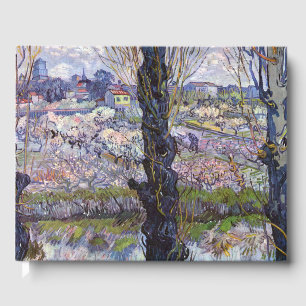 Van Gogh View Arles Blommande Trädgård Gästböcker