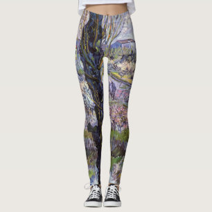 Van Gogh View Arles Blommande Trädgård Leggings