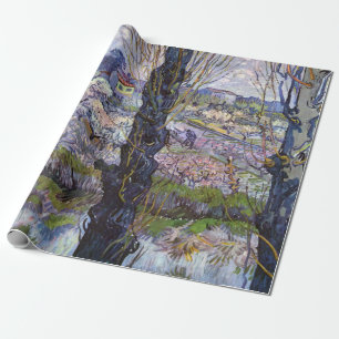 Van Gogh View Arles blommande trädgård Presentpapper