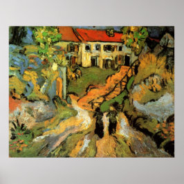 Van Gogh Village Street och Steps Auvers, Figurer Poster