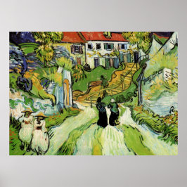 Van Gogh Village Street och Steps Auvers, Figurer Poster