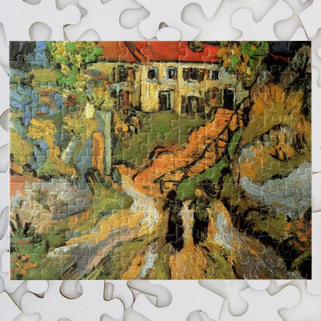 Van Gogh Village Street och Steps Auvers, Figurer Pussel (Skapare uppladdad)