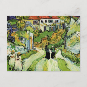 Van Gogh - Village Street och Steps in Auvers Vykort