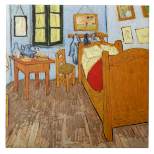 Van Gogh: Vincent Bedroom i Arles 1889 Kakelplatta